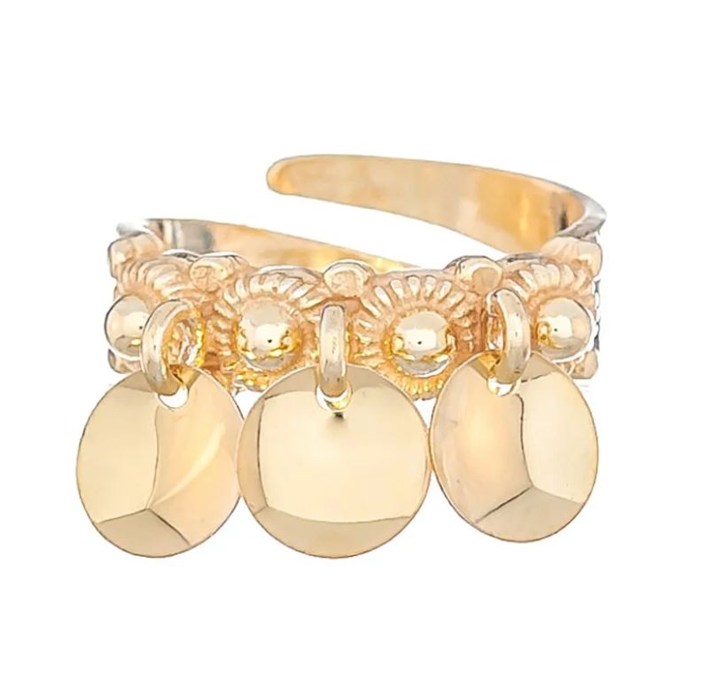 Ring Justerbar Förgyld 1,8 cm