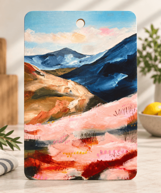 Huvudbild Art Skärbräda Blånande Fjäll 20x30 cm